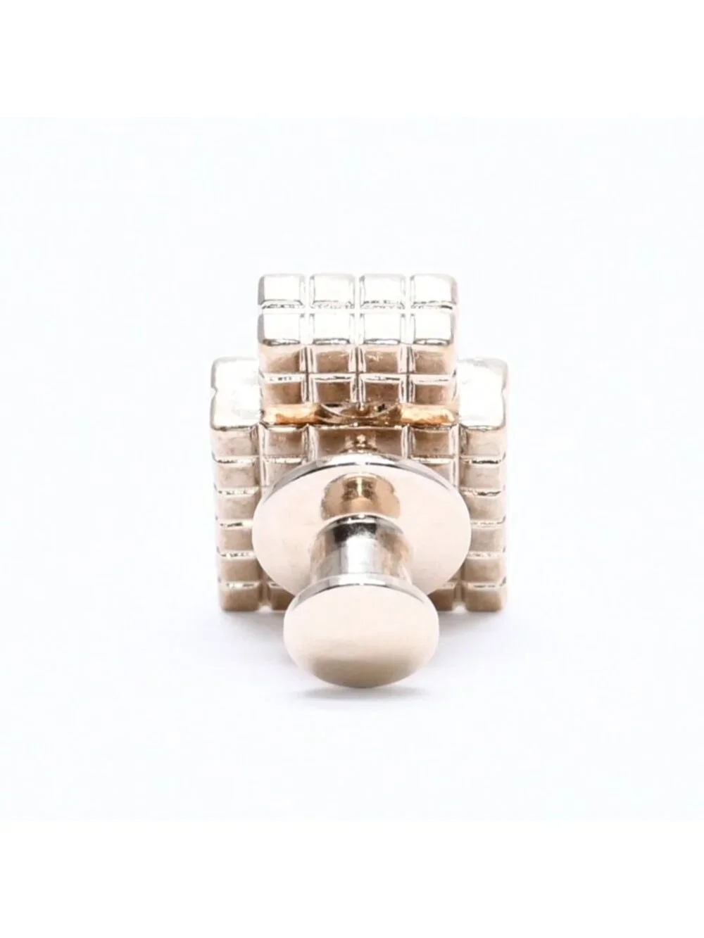Chanel Brooch CC Logo Pin 3 Point Set Metal Gold